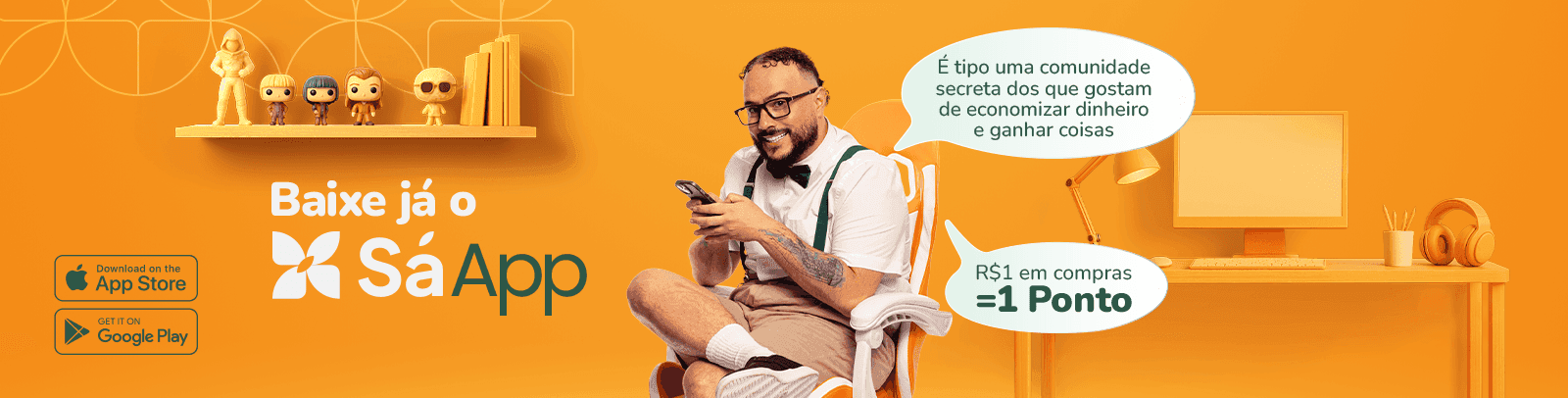 Banner do App Sá Cavalcante